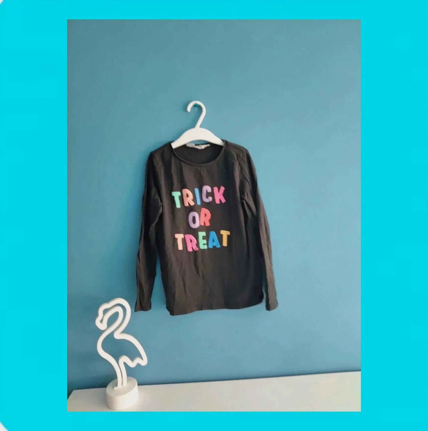 🩷 Bonita Camiseta Niña Trickortreat 🩷 – H&M – taille 7 ans / 122 cm