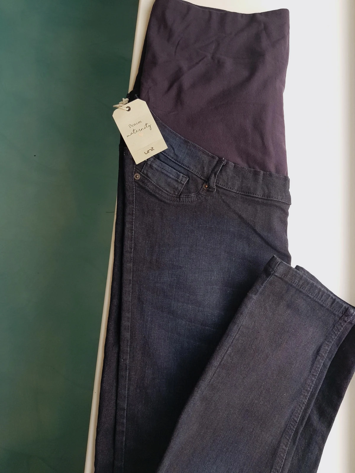 Jeans maternité bleu foncé taille 44 (amsl.3)(2) – unit denim maternity – taille XXL / 44 / 16