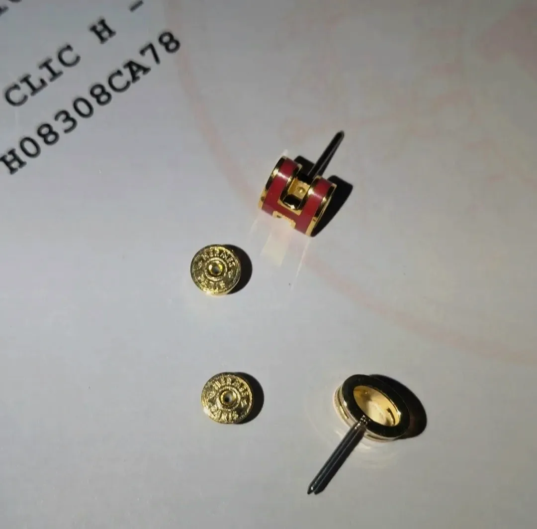 Boucles d'oreilles Mini Pop H Hermès – Hermès – taille Taille unique 8