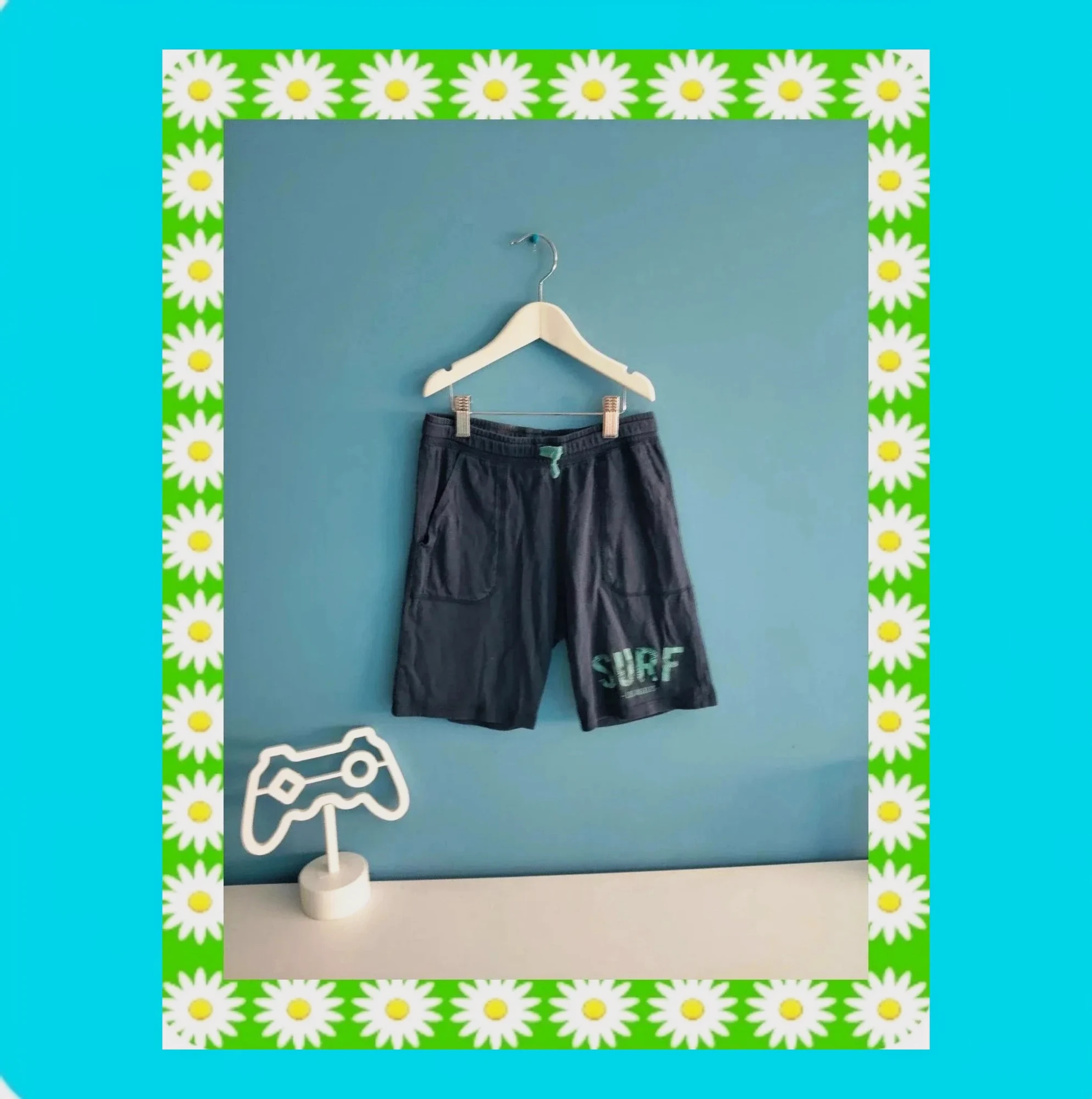 🩵 Pantalón Corto Niño Algodón 🩵 – H&M – taille 9 ans / 134 cm