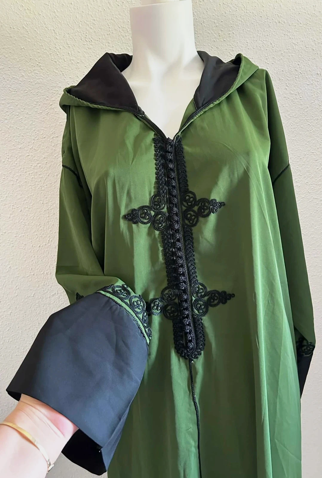 Jellaba makzania crepe de soie original