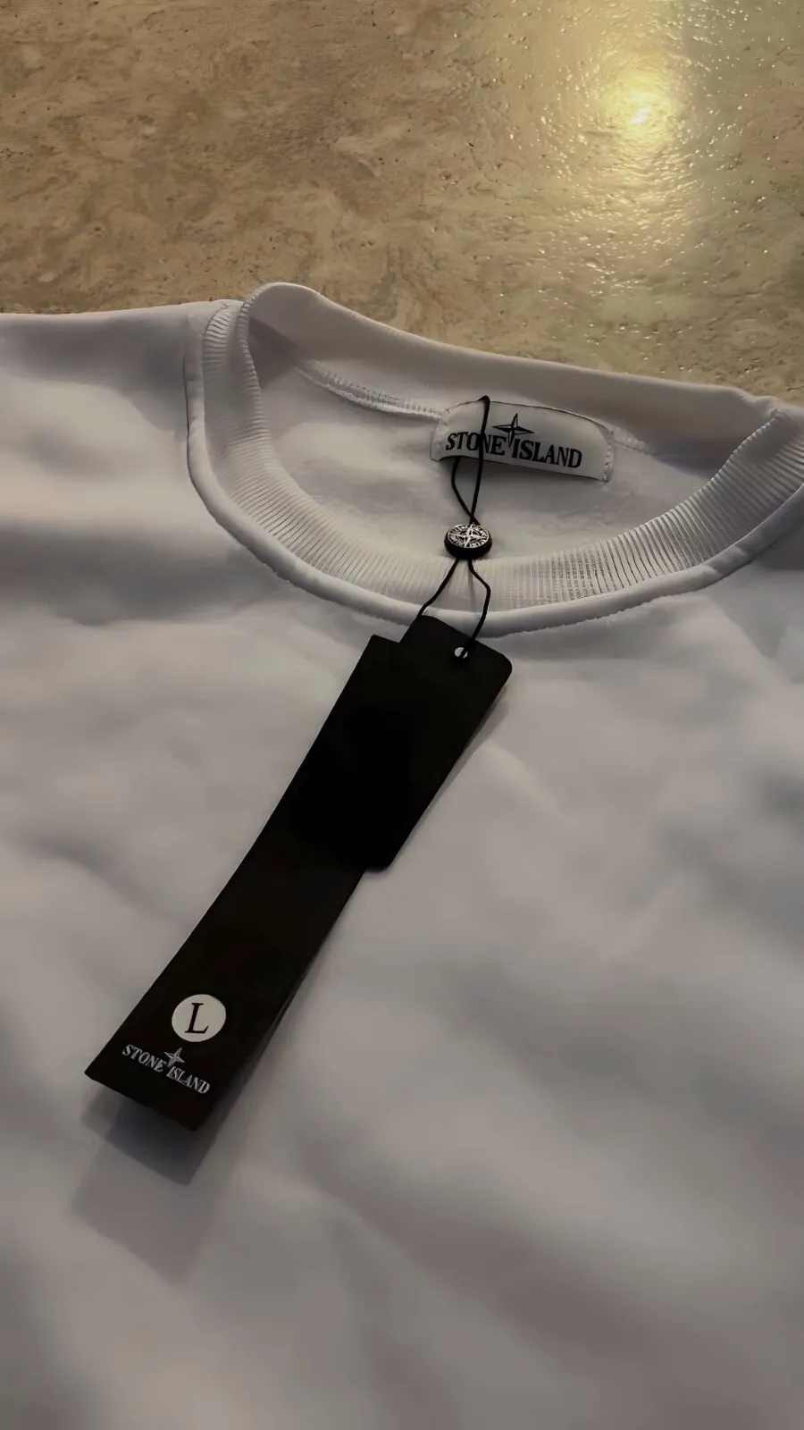 Pull Stone Island Blanc - modèle très recherché – Stone Island – taille L 3