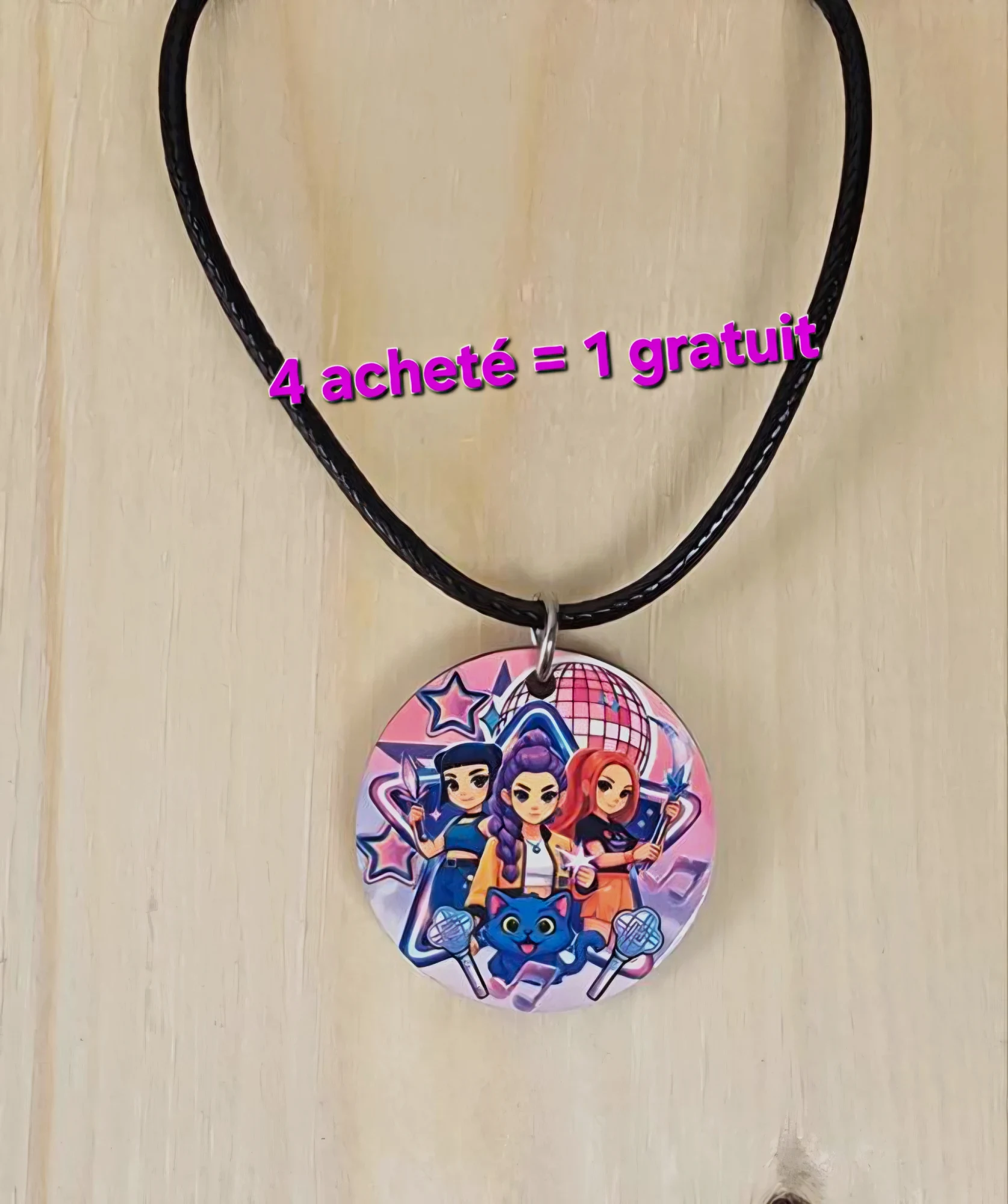 Collier réglable K-pop démon hunters