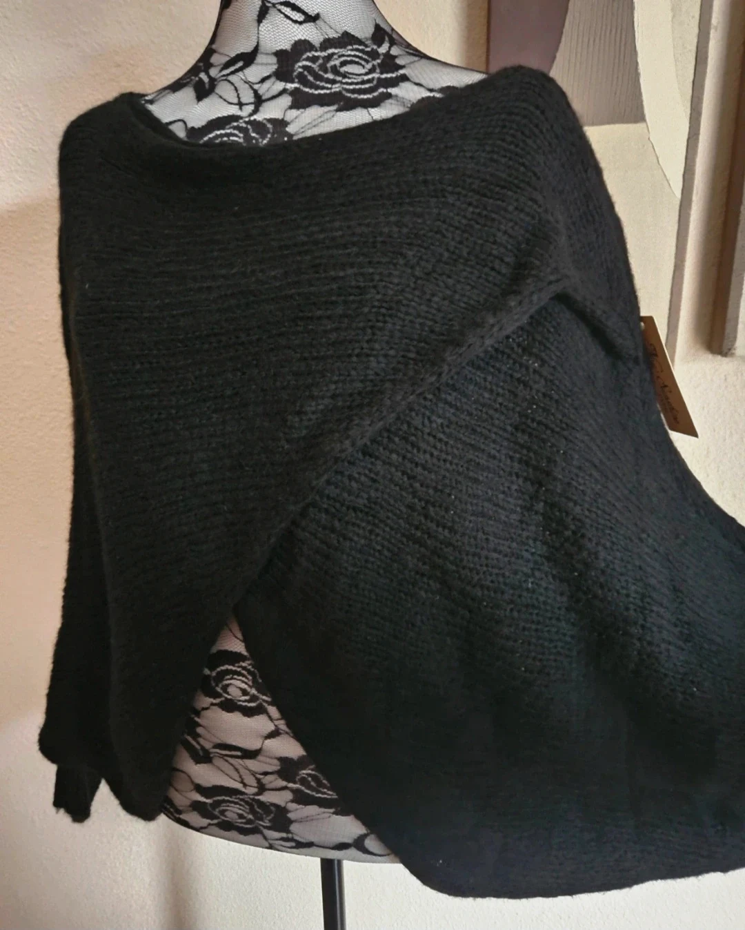 🍂Magnifique pull croisé/drapé oversize doux - TU 38 au 44 - Made in Italy🍂 – Boutique Parisienne – taille XL / 42 / 14