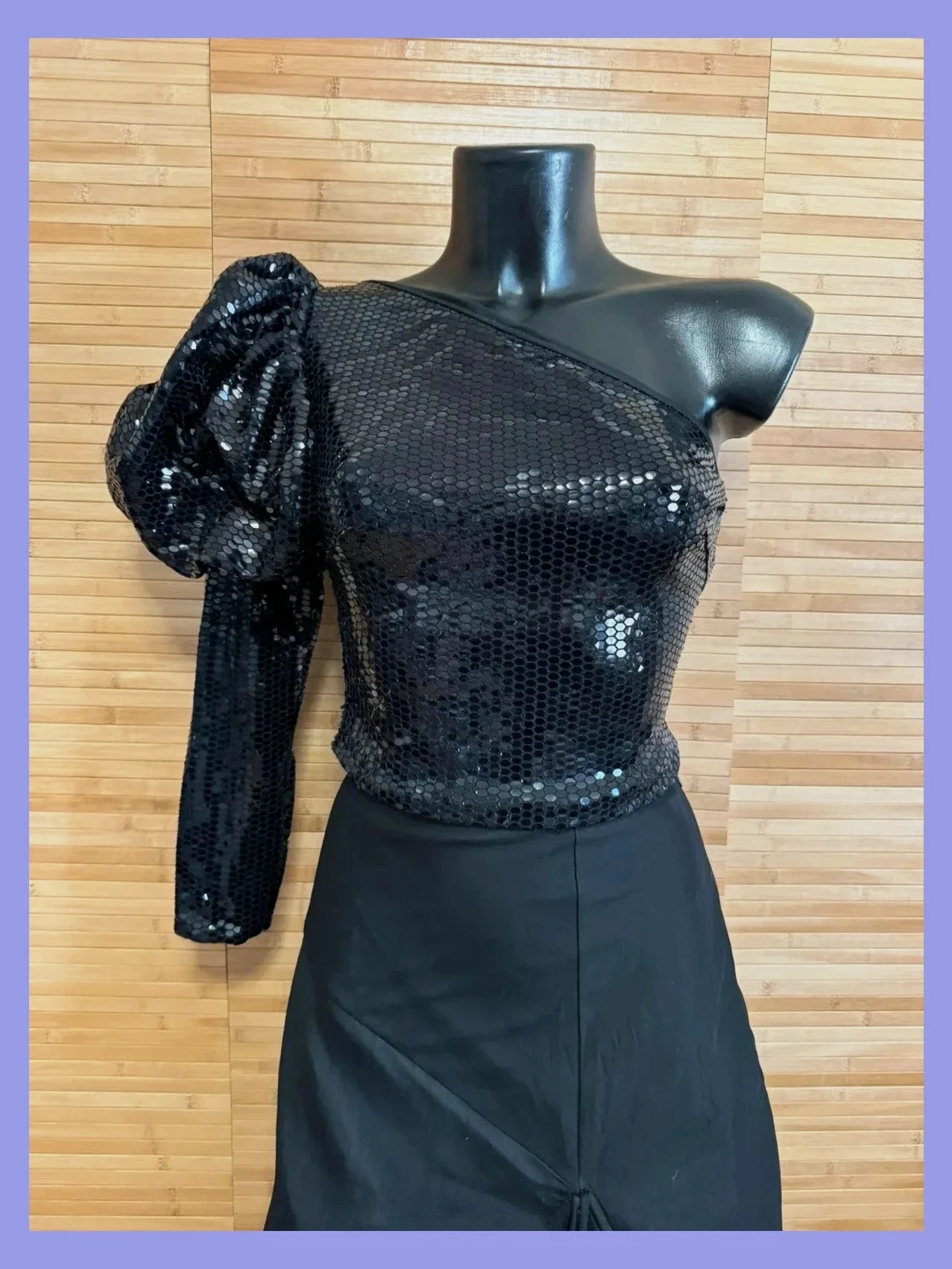 Crop top lentejuelas talla M 😍