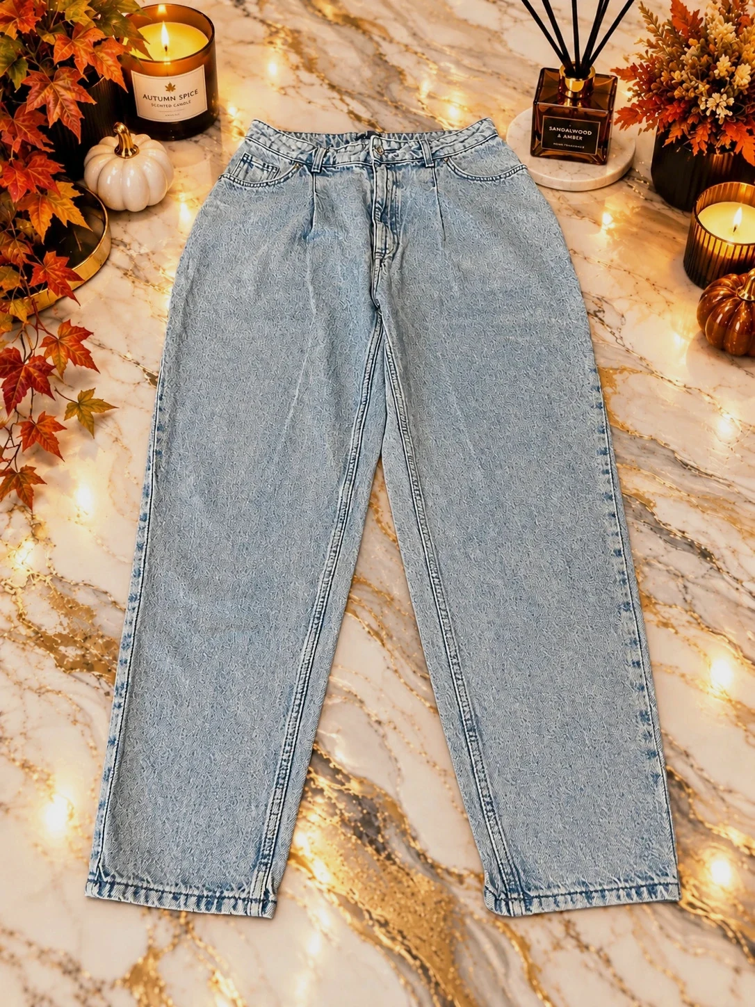 Jean KIABI bleu délavé coupe large – Taille 42