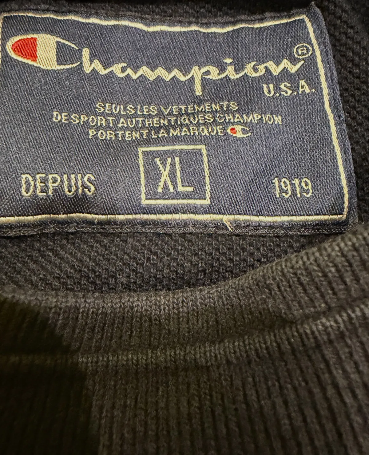 Sudadera Champion negra talla XL – Champion – taille XL 3