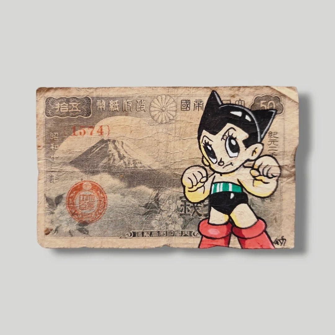 Billet Custom – Astro Boy (50 Sen du Japon) – CAPTAIN CUSTOM