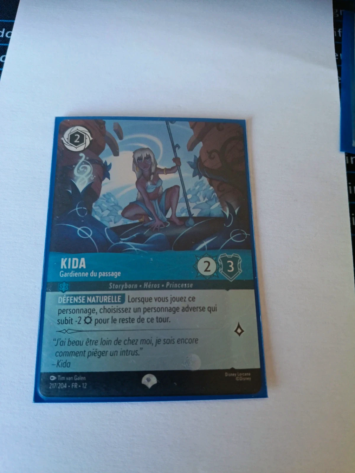 Carte Épique Kida Lorcana – Disney