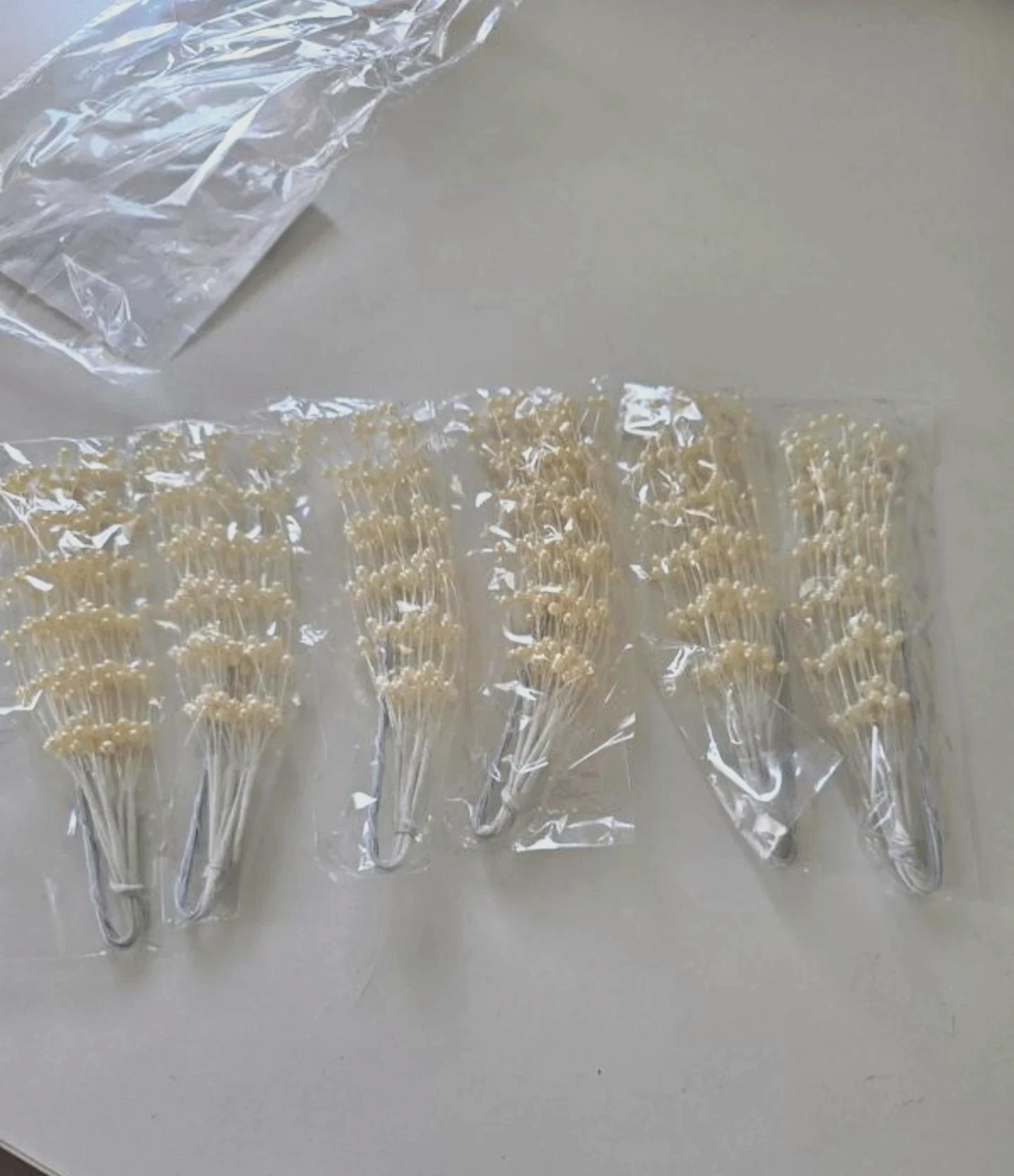 Tiges de perles artificielle pour pâtisserie 