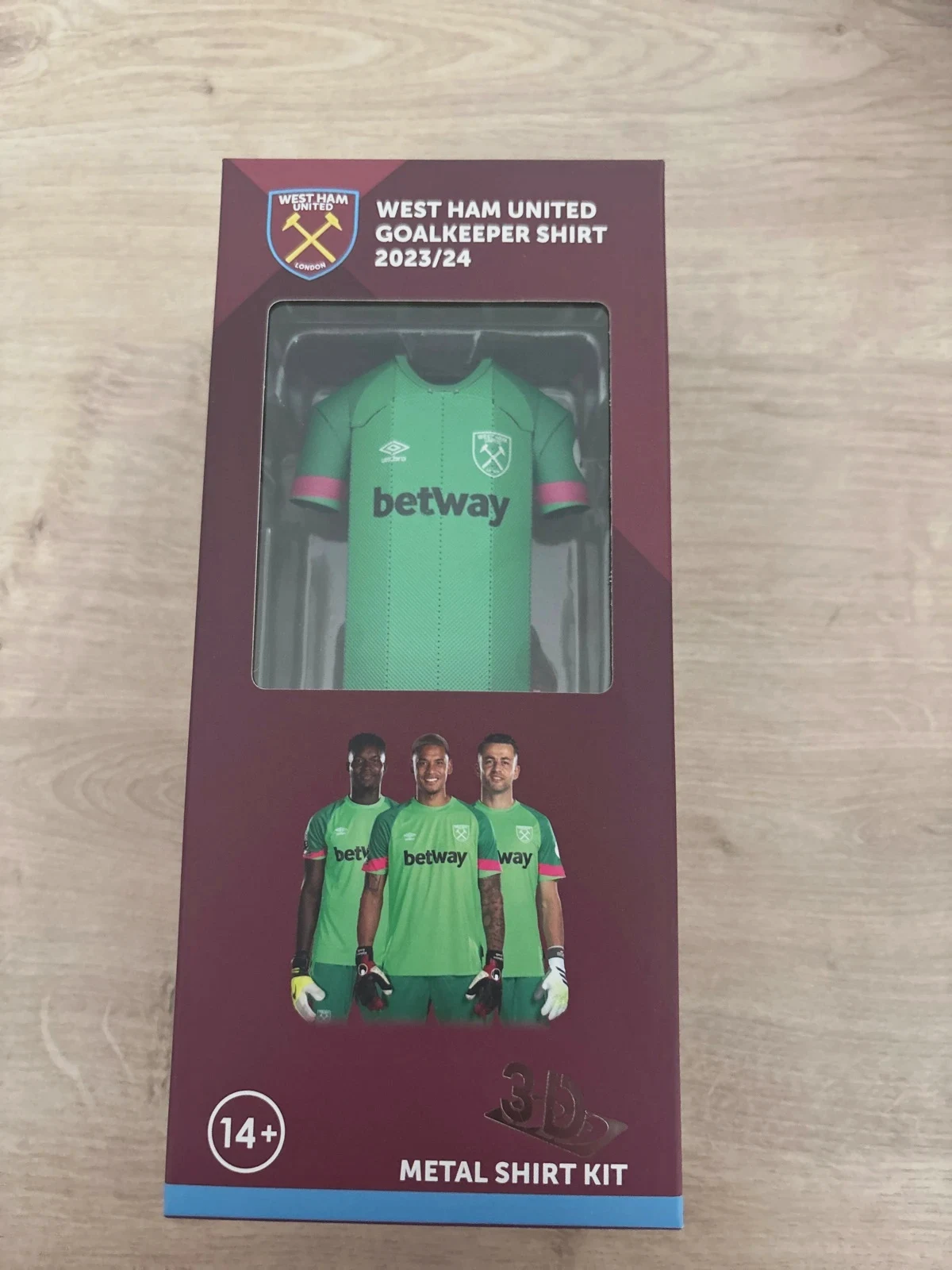 Produit rare Maillot West ham United Gardien saison 2023 /2024