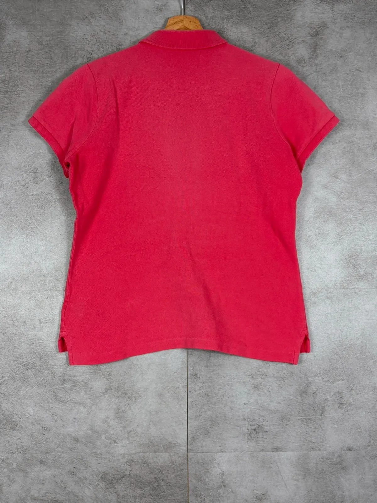 Ralph Lauren femme polo Skinny taille M slim fit rose fuchsia logo bleu coton – Ralph Lauren – taille M / 38 / 10 2