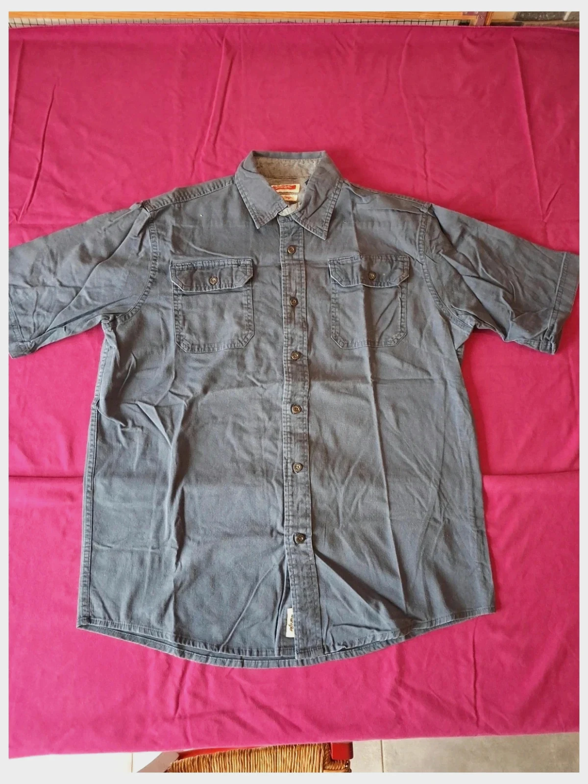 Manche courte chemise homme