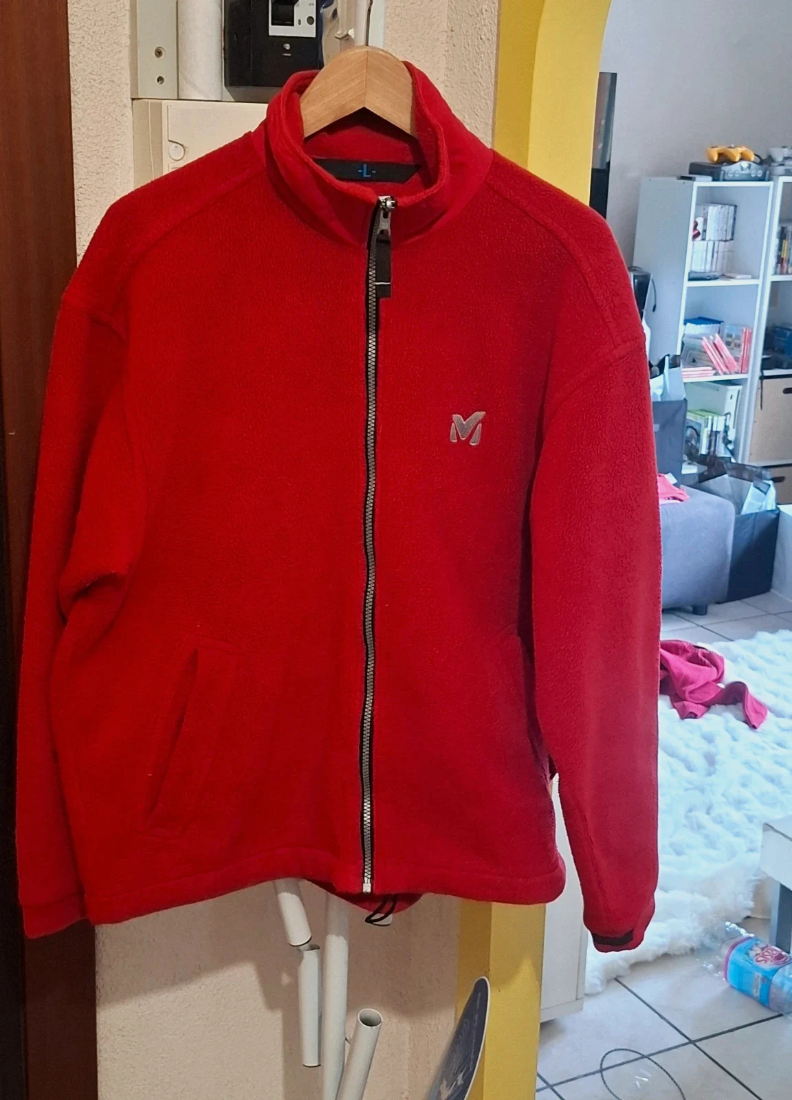 Veste Polaire Rétro Vintage Rouge Polartec Millet T.L / L-XL – Millet – taille L