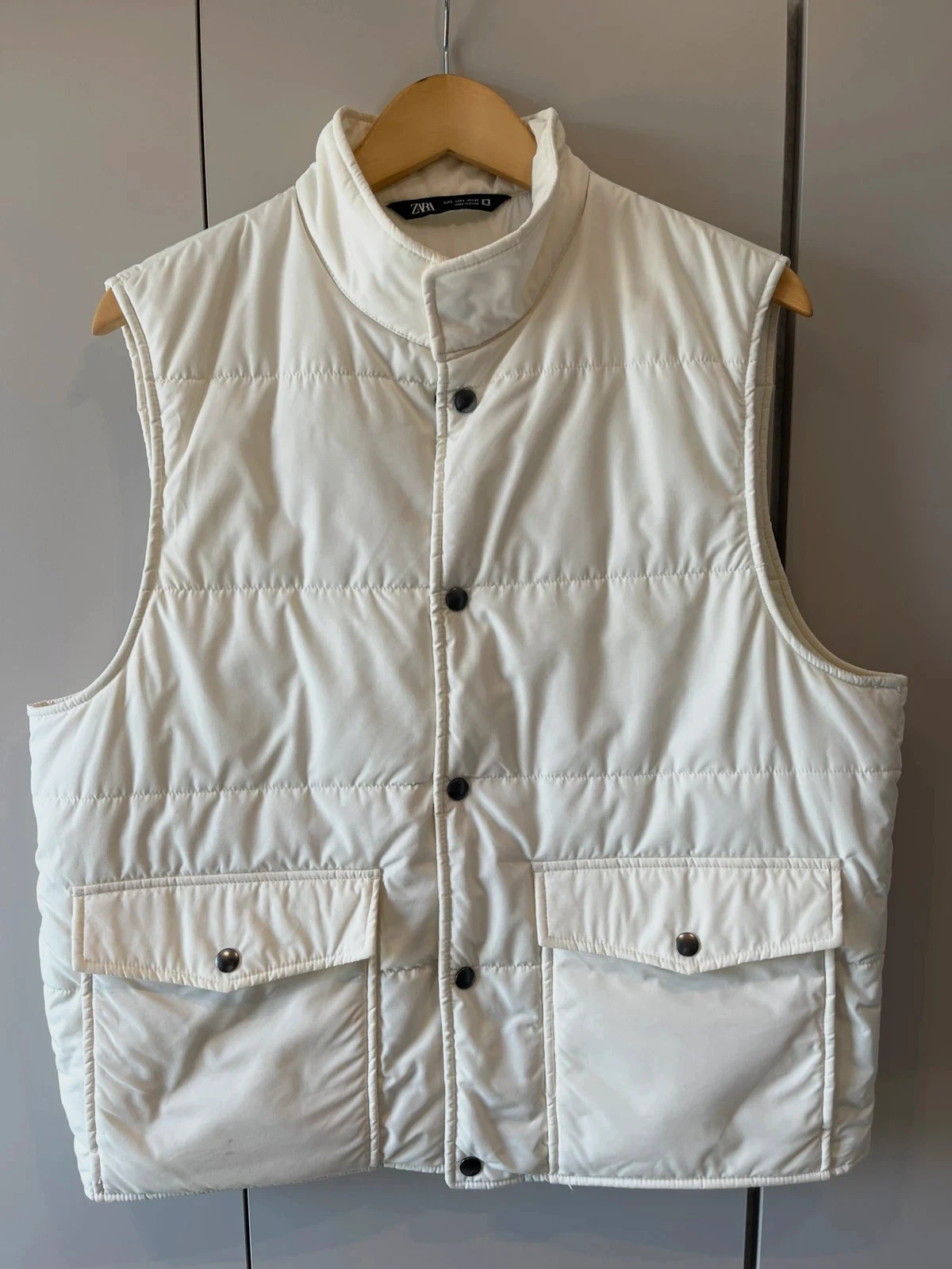 Veste sans manches Zara blanche – Taille L – Zara – taille L