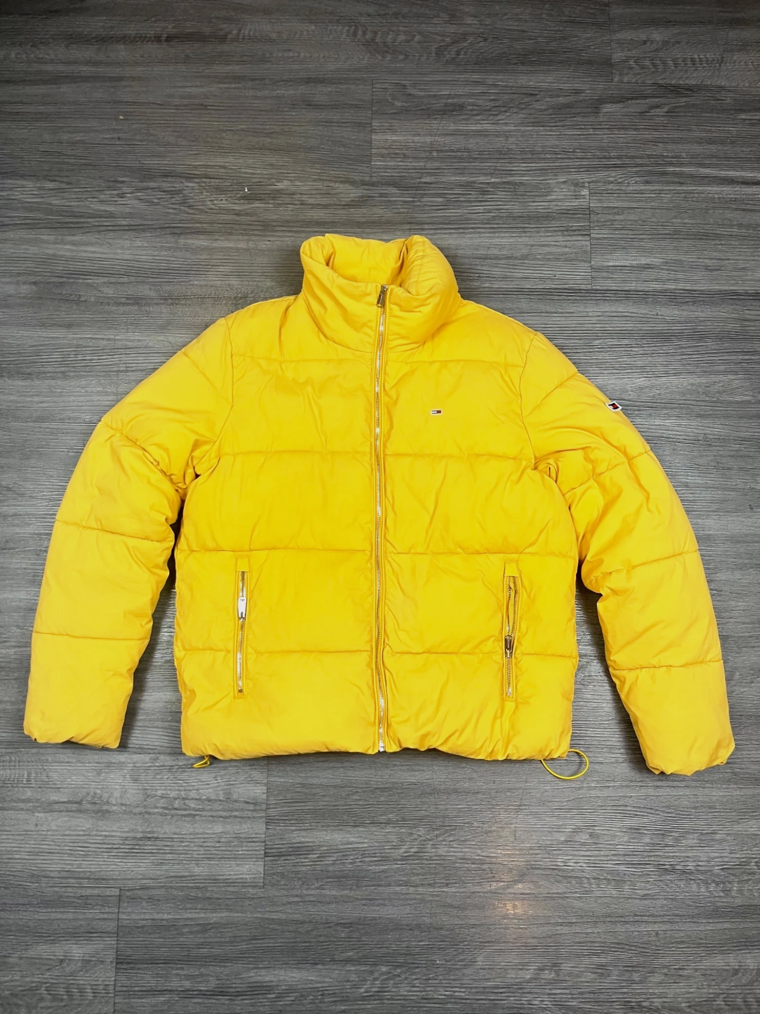 Veste Doudoune Tommy Hilfiger - Jaune - Taille M - – Tommy Hilfiger – taille M