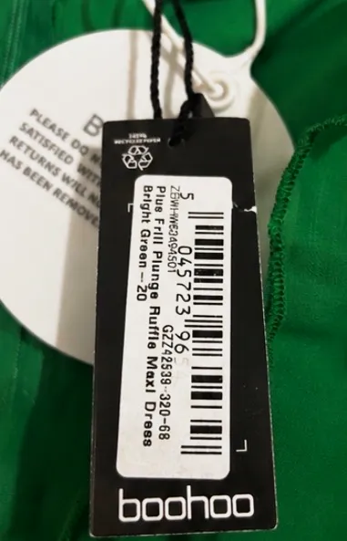 Robe boohoo neuve  – Boohoo – vert – taille XXL 3