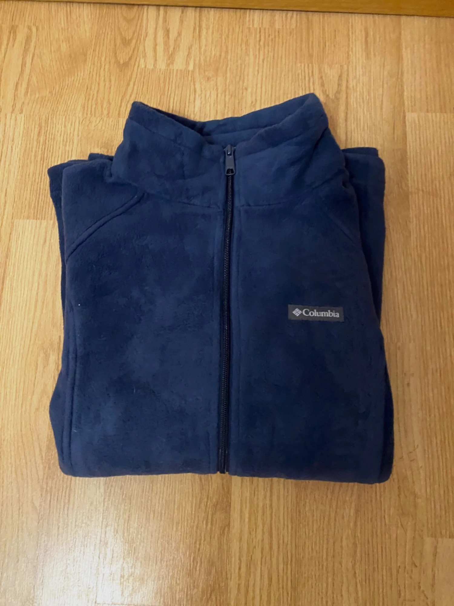 Veste polaire zippée Columbia bleu marine