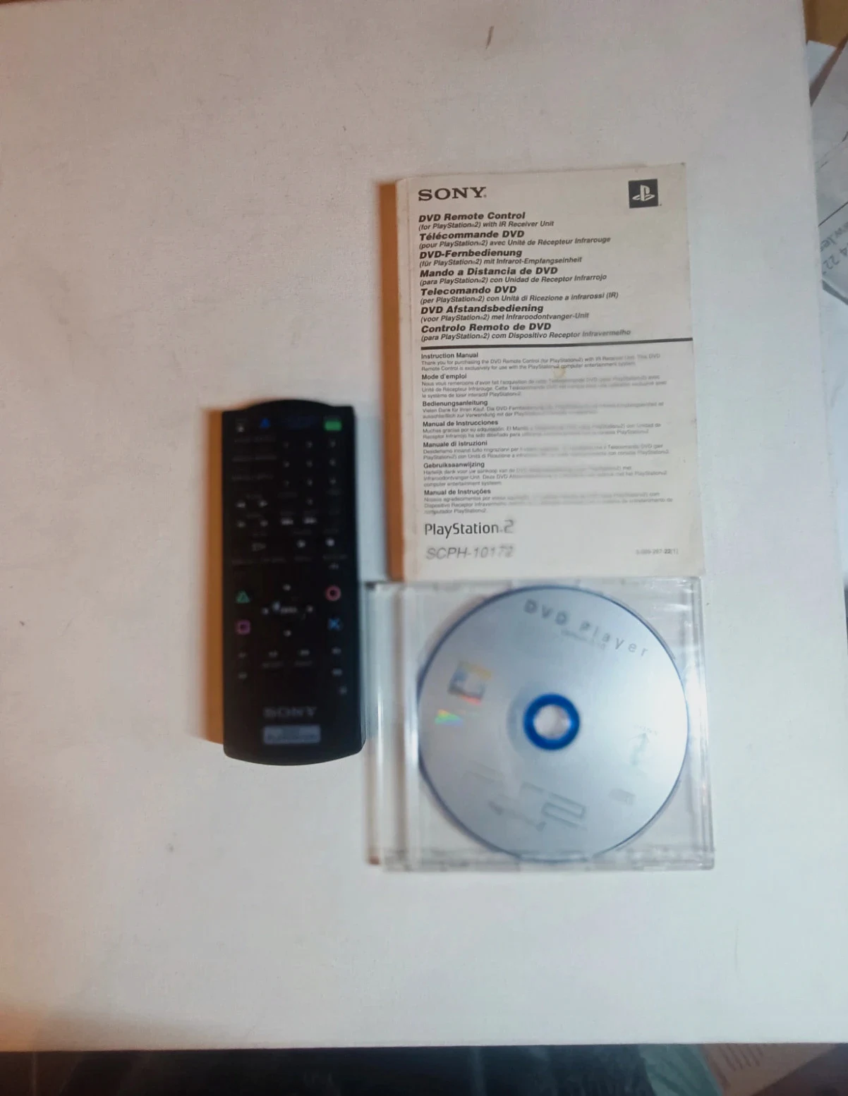 Telecomande PS2+ Dvd player 2.10 sous blister