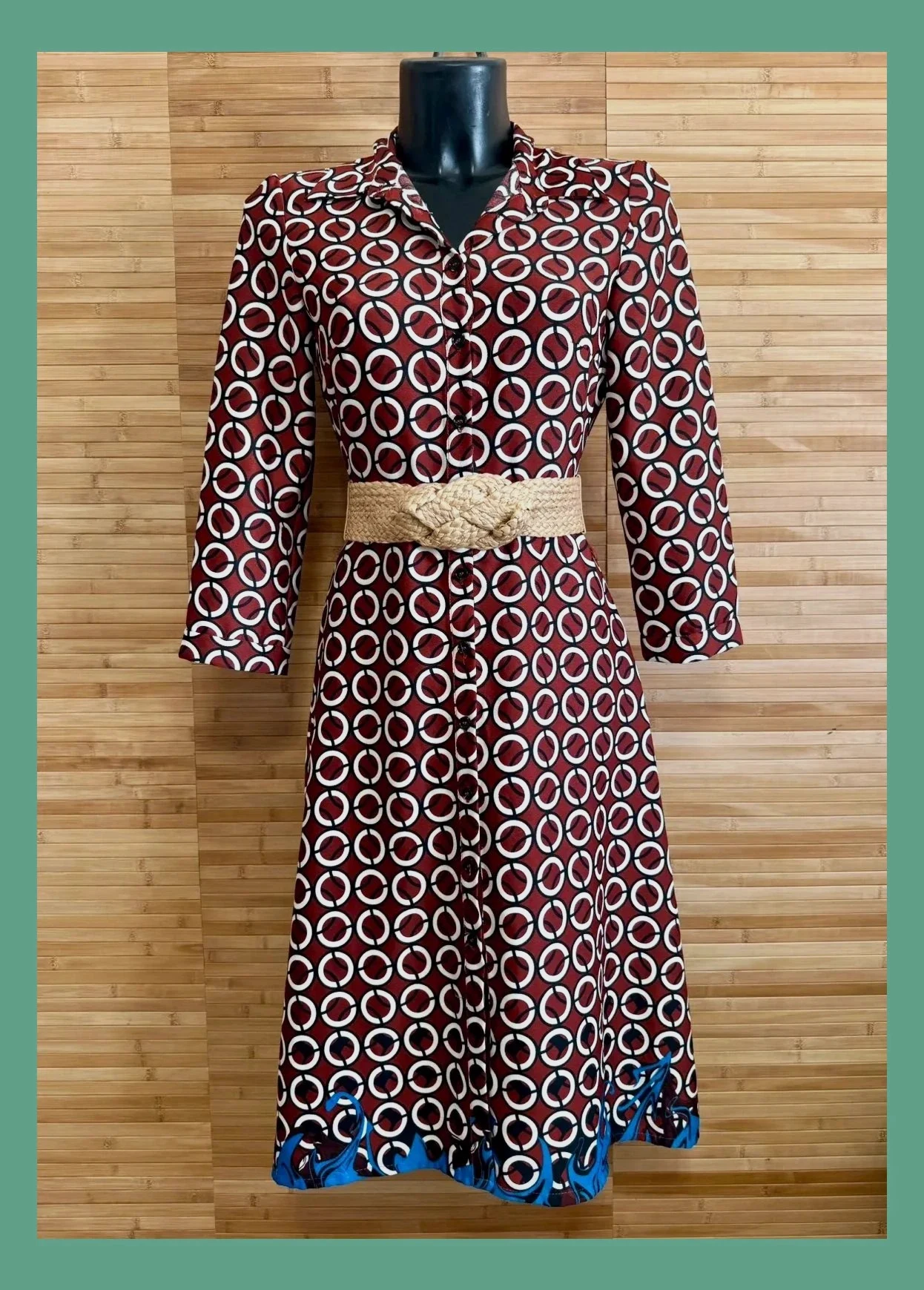 Divino vestido de Zara estilo retro , talla S , cinturón no incluido 😍 – Zara – taille S / 36 / 8