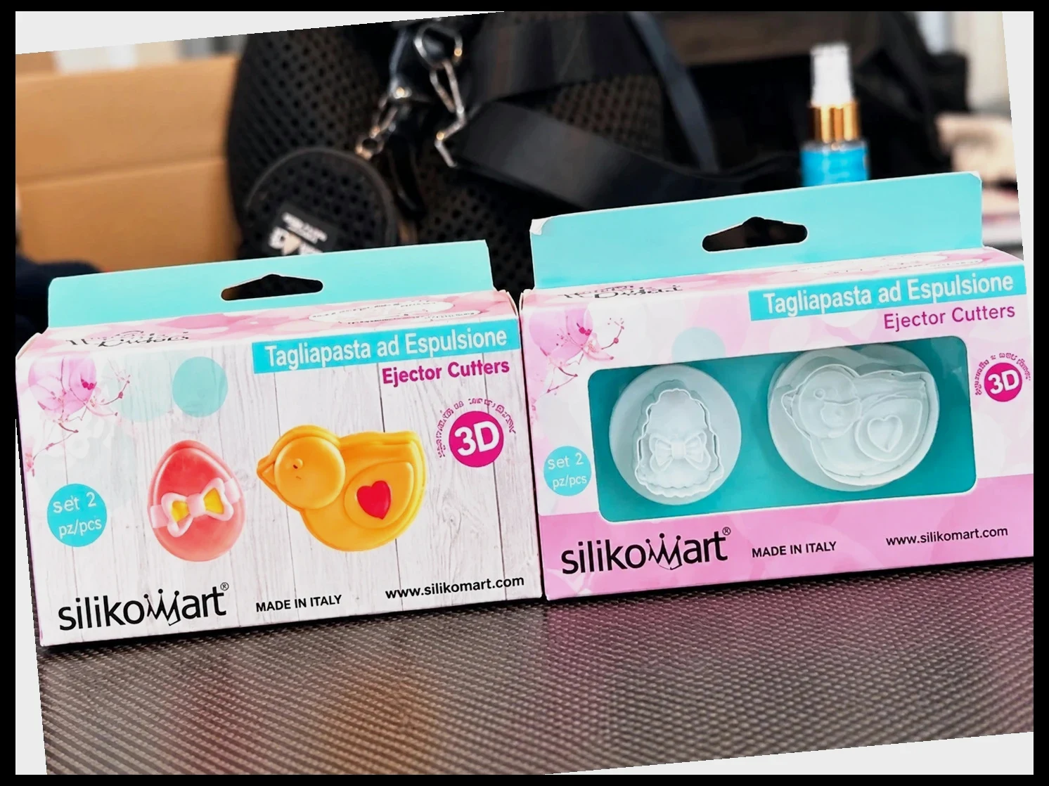 2 sets d’emporte-pièces 3D Silikomart – Lot de Pâtisserie