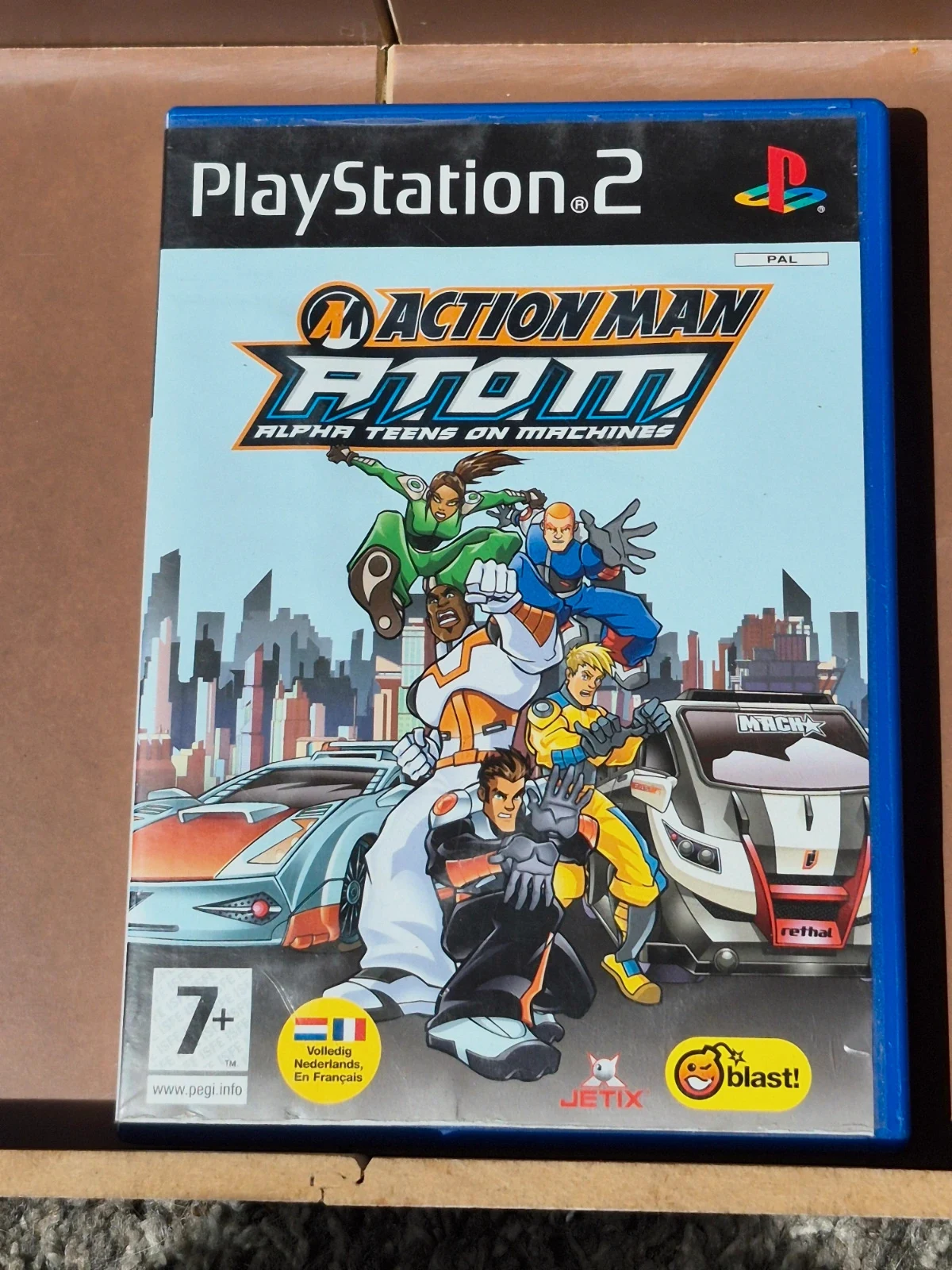 Jeu PS2 Action Man ATOM Alpha Teens On Machines Complet