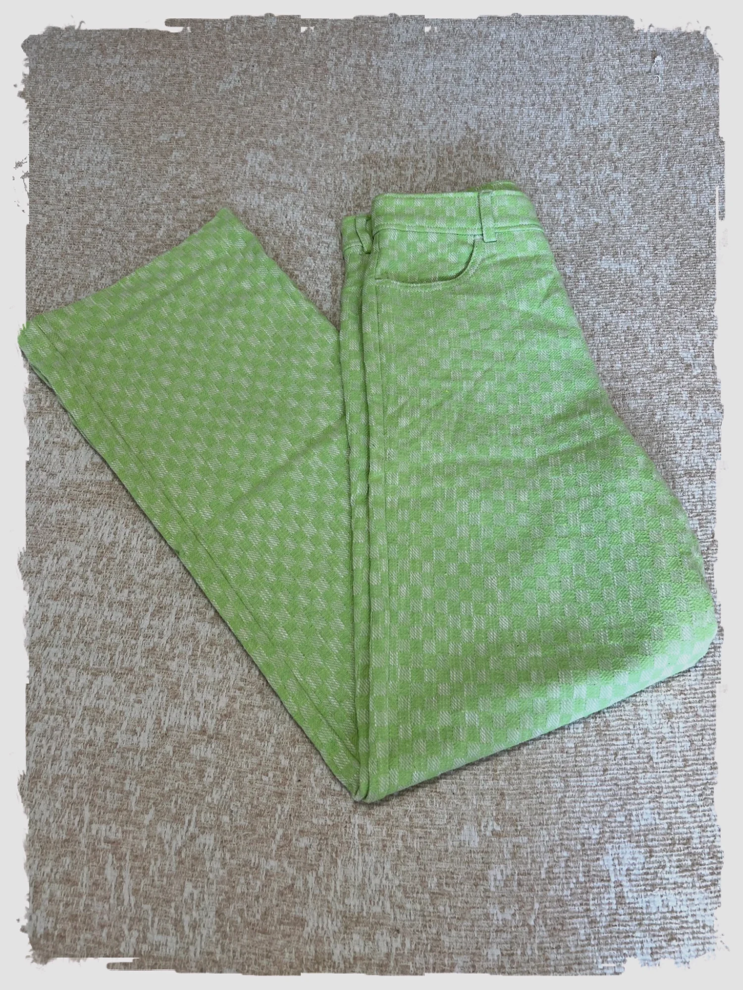 Pantalon large vert Zara taille S – Zara – taille S