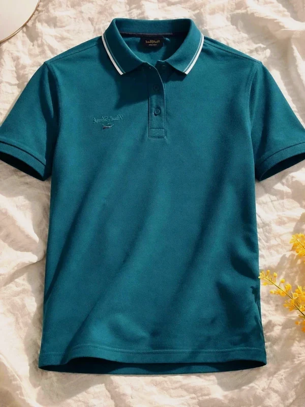 Polo Homme Pierre Cardin Bleu XL – Chic Classique, Confort Premium, État Excellent