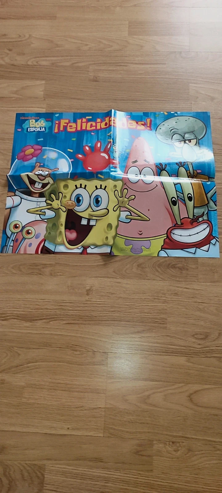Cartel cumpleaños – Bob Esponja