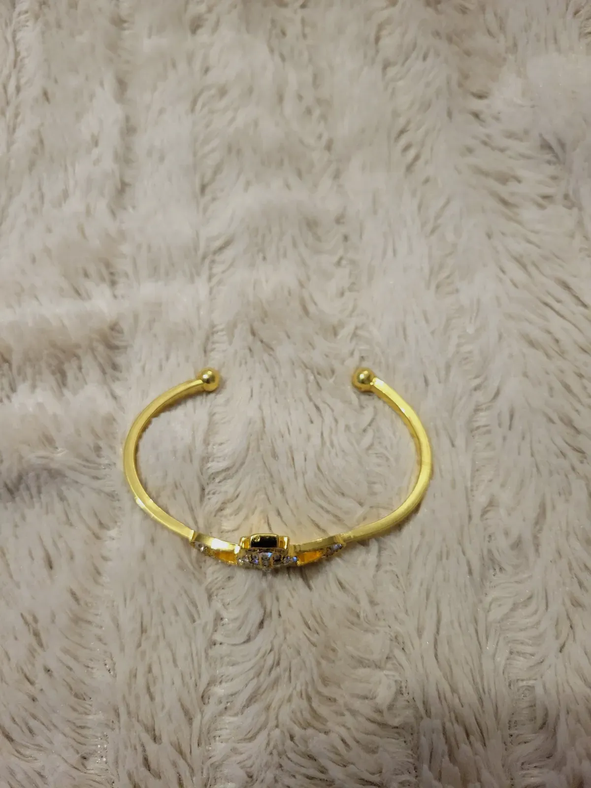 Bracelet jonc Vivienne Westwood doré strass – Vivienne Westwood – taille Taille unique 4
