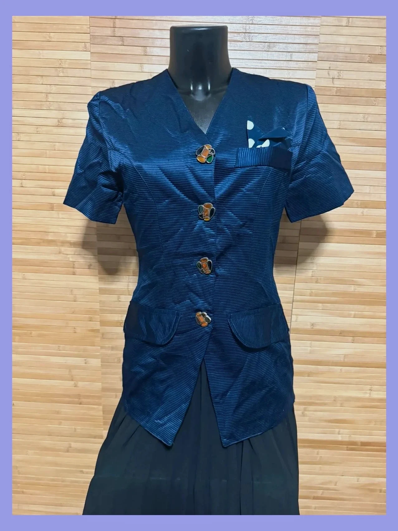 Blazer manga corta vintage talla M 😍