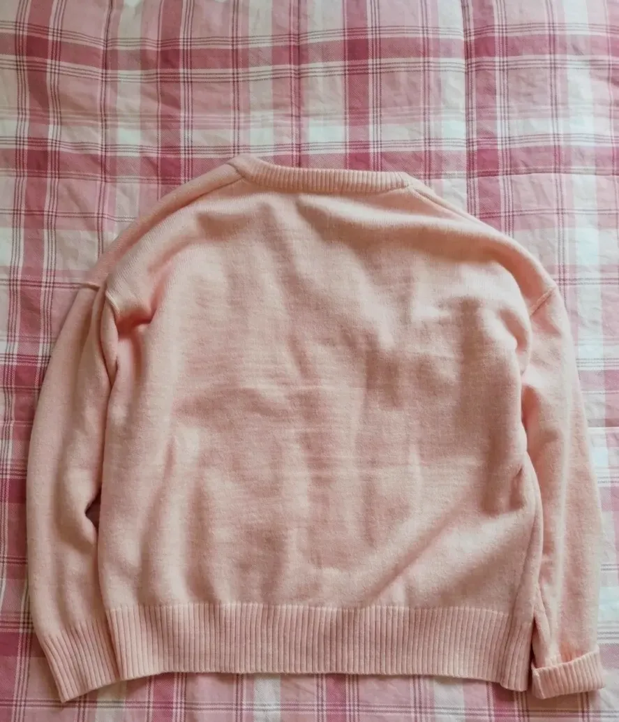 Cardigan AMI rose cœur poches – AMI – rose poudré – taille S 2