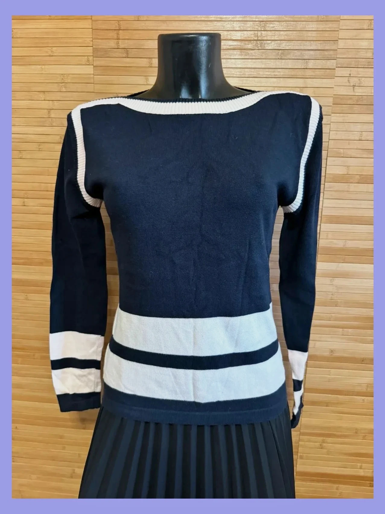 Jersey bicolor vintage talla única 😍
