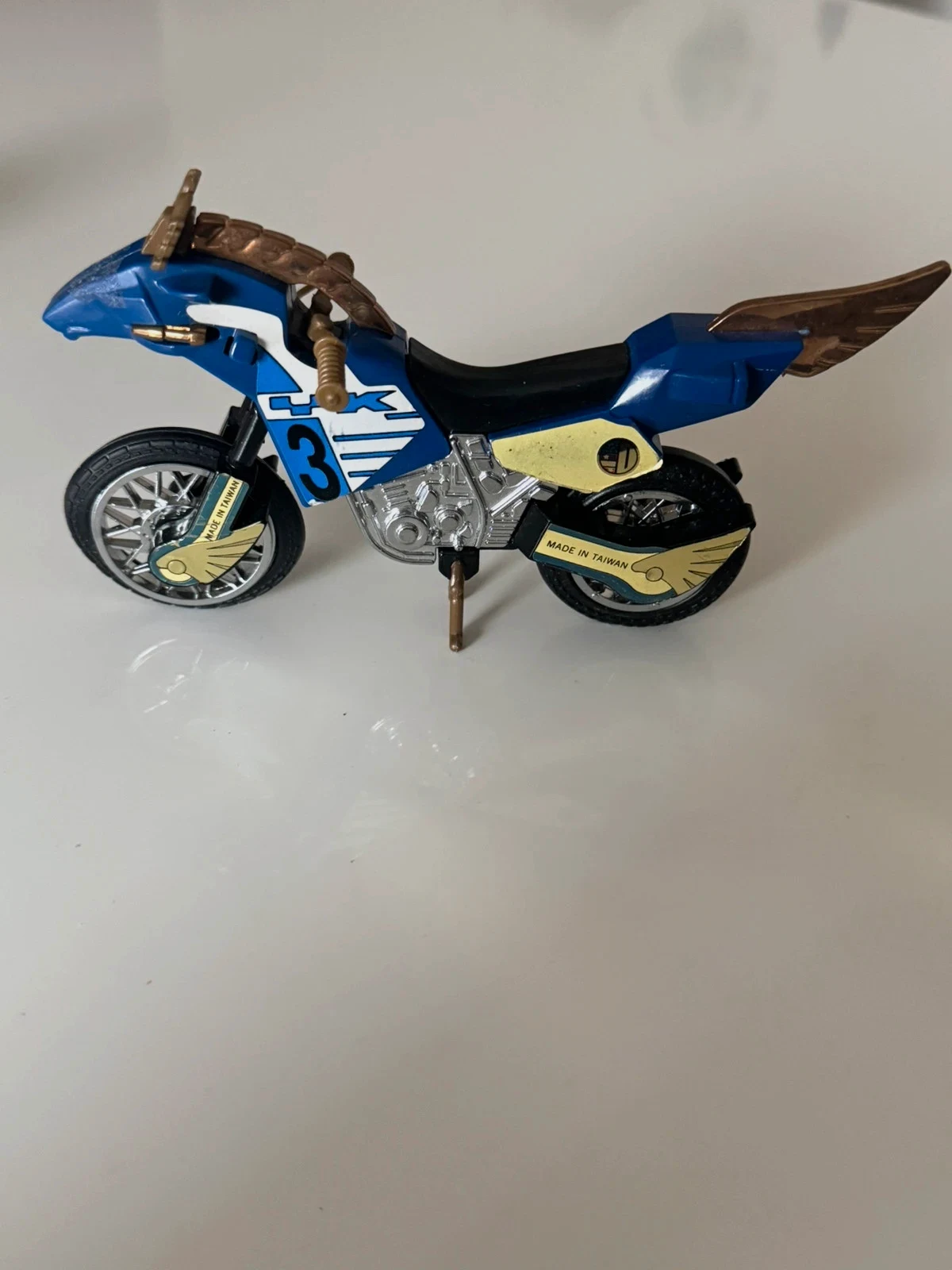 Moto Power Ranger Blue – Power Rangers – taille Prématuré, jusqu'à 44cm