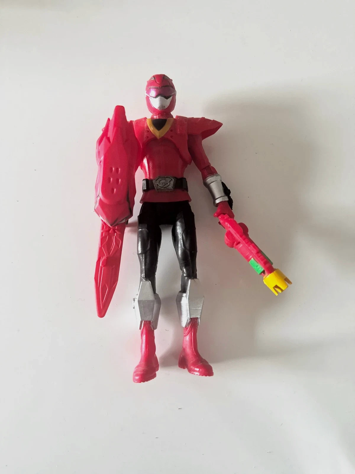 Power Rangers Beast Morphers - Figurine Ranger Rouge Beast-X - 15 Cm. De 2019 – Power Rangers – taille Prématuré, jusqu'à 44cm