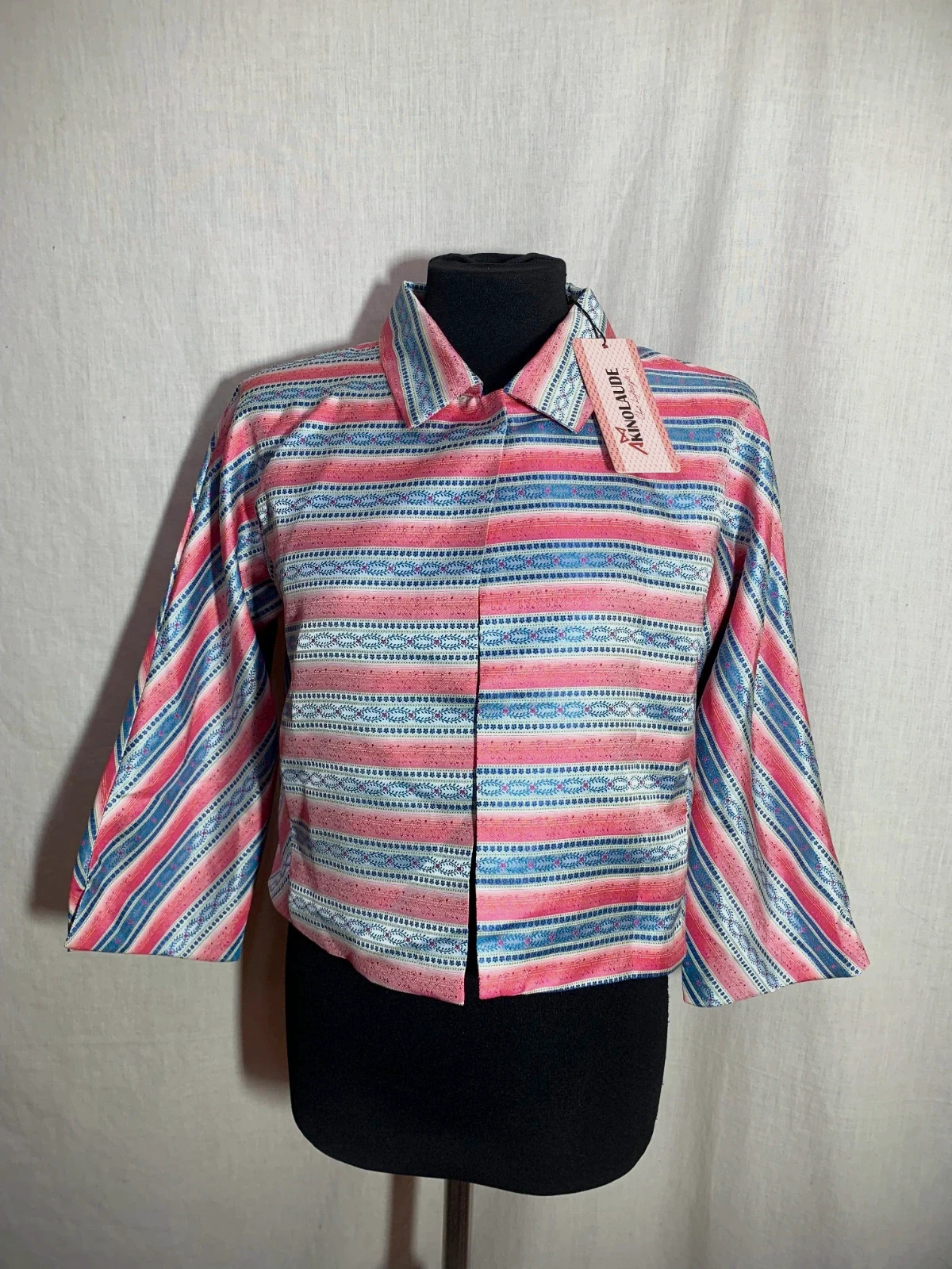 Chaqueta Corta Retro Estilo Asiático | Short Retro Jacket Asian Style