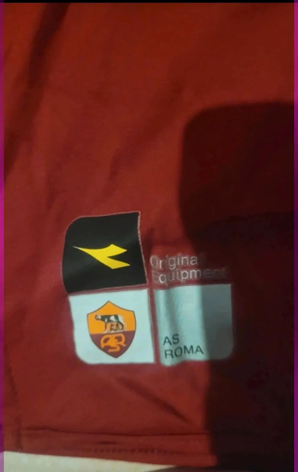 Camiseta Diadora AS Roma Retro (2003-2004) - Talla L – Diadora – taille L 5