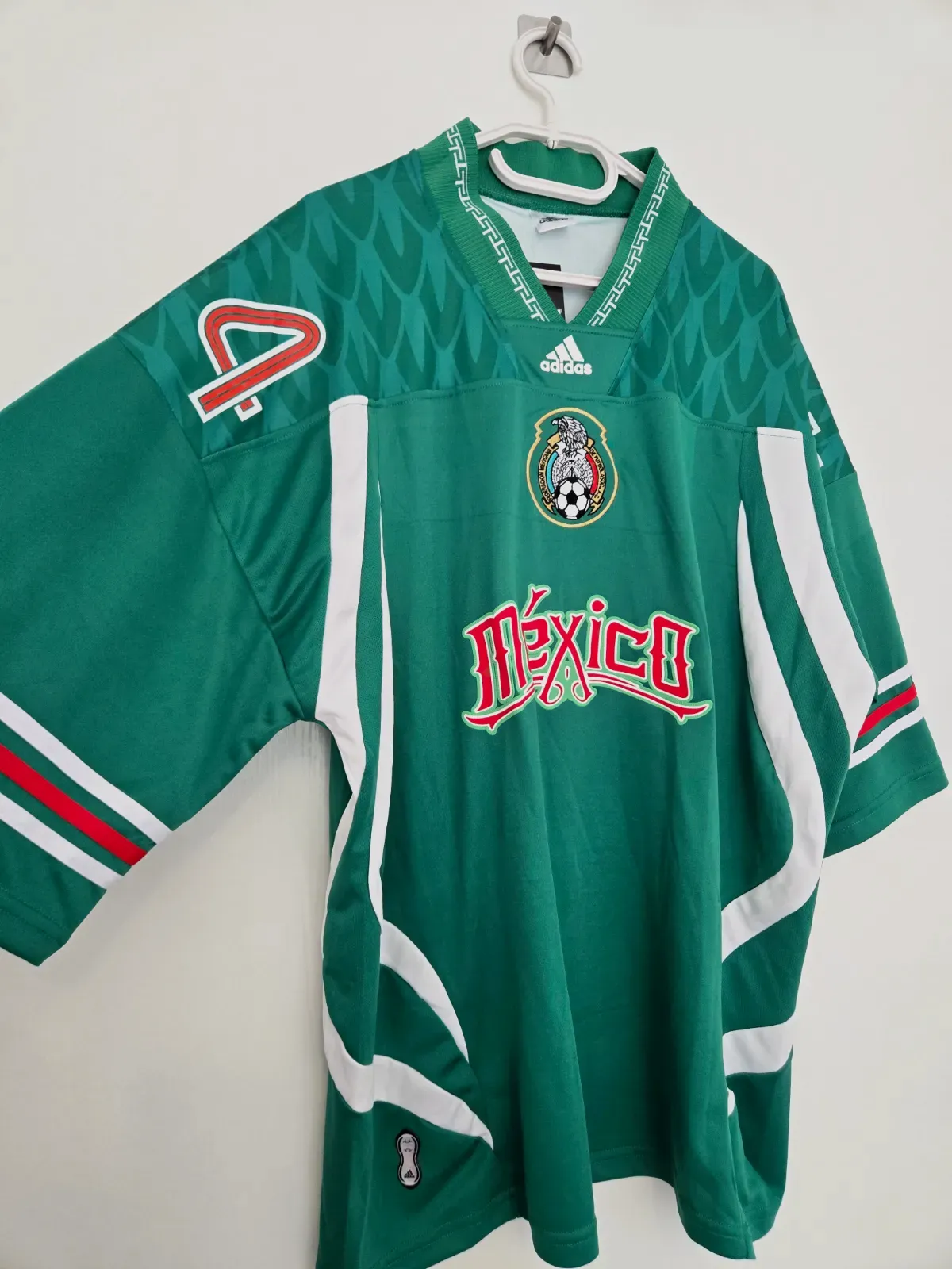 Maillot de football Adidas special Bringback Mexique vert numéro 4 XXL – Adidas – taille XXL 2