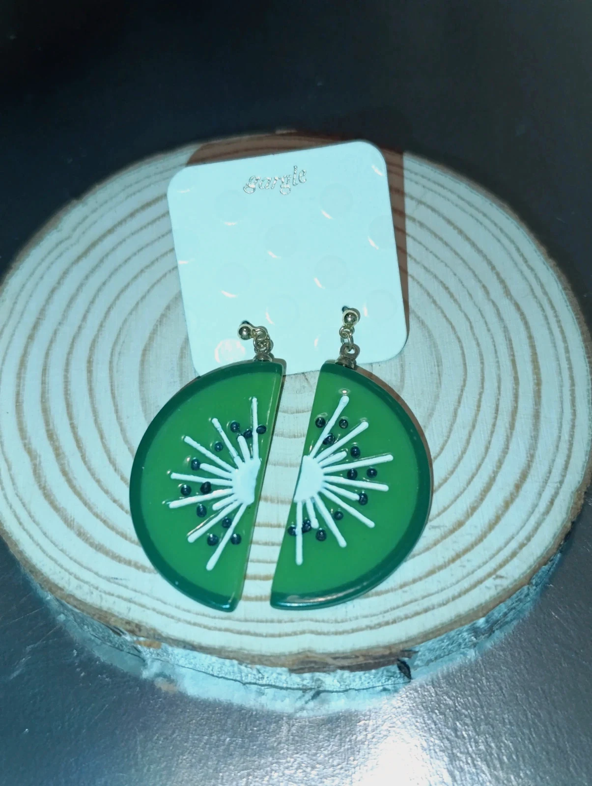 Pendientes de Kiwi de Gargle