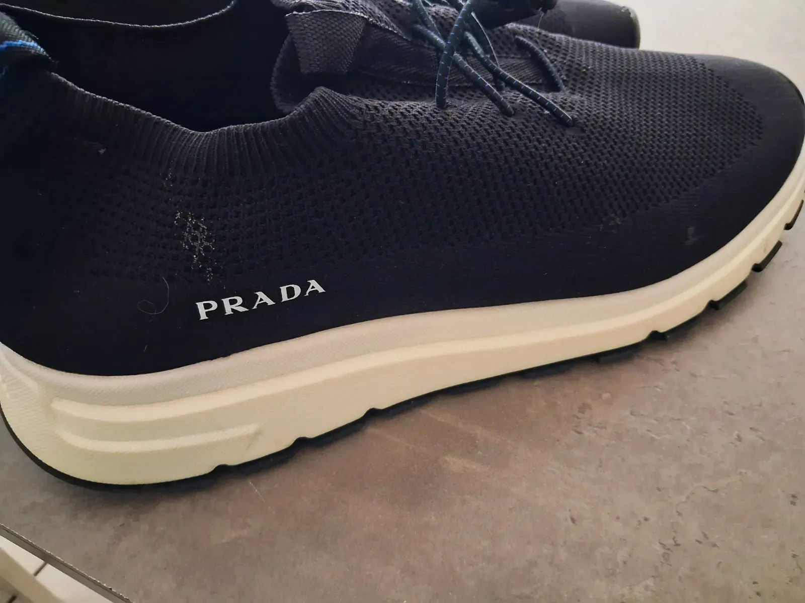 Baskets chaussettes Prada en maille noire – Prada – taille EU 45 2