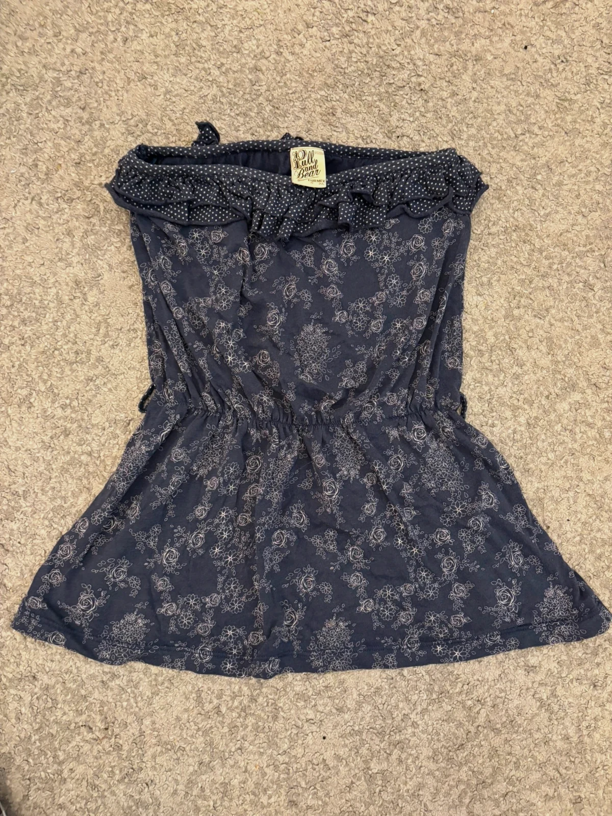 Top sin hombros Pull and Bear Talla S