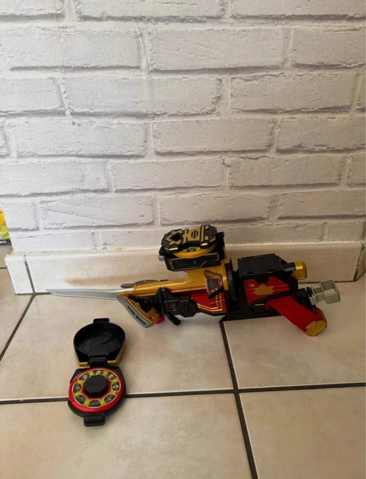Bazooka Power Rangers Samurai électronique complet – Power Rangers – taille Taille unique