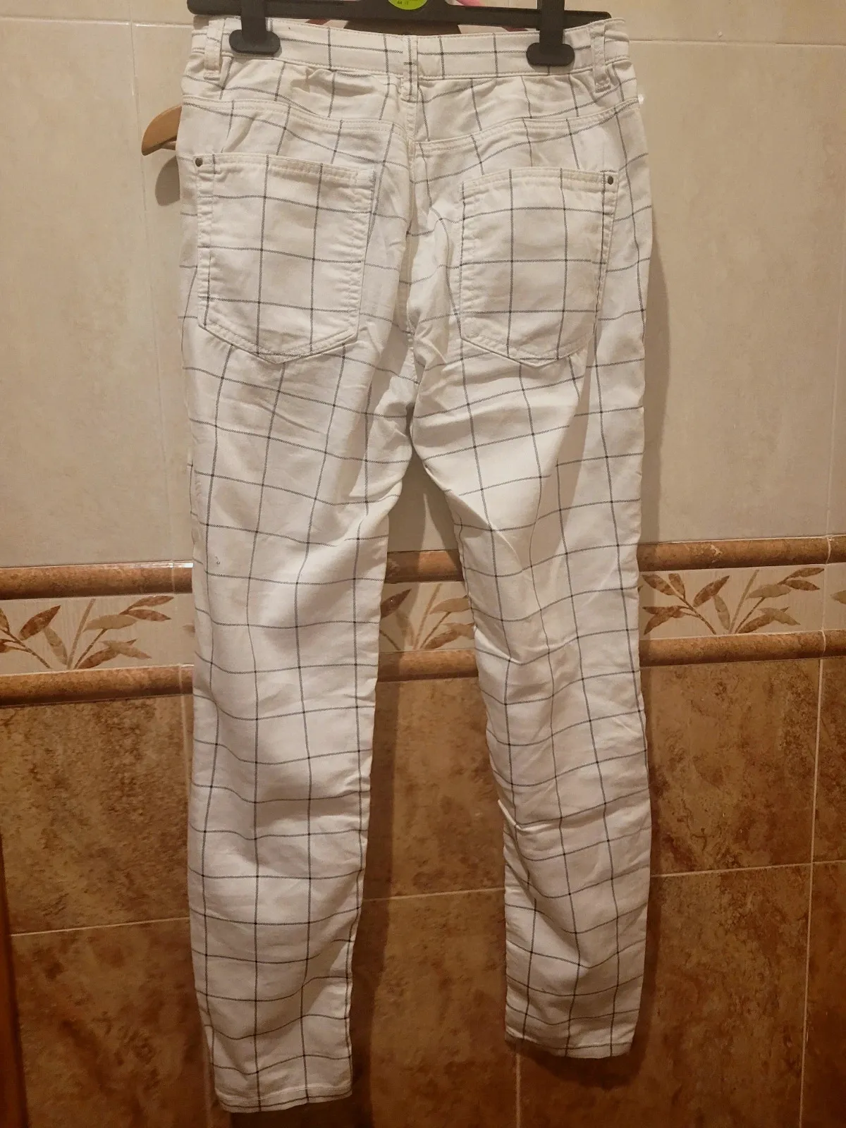 Pantalones de cuadros Pull&Bear talla 38 – Pull & Bear – taille M / 38 / 10 2