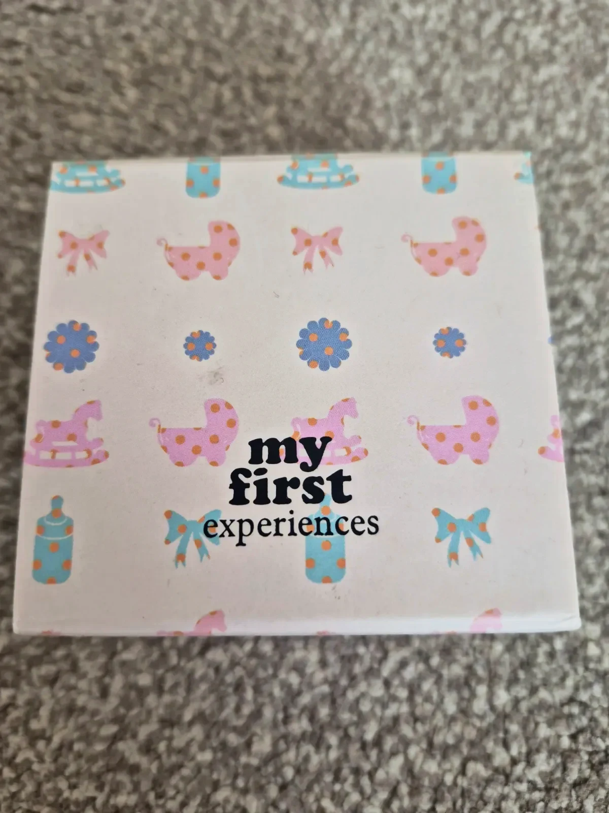 My First Experiences Baby Memory Book