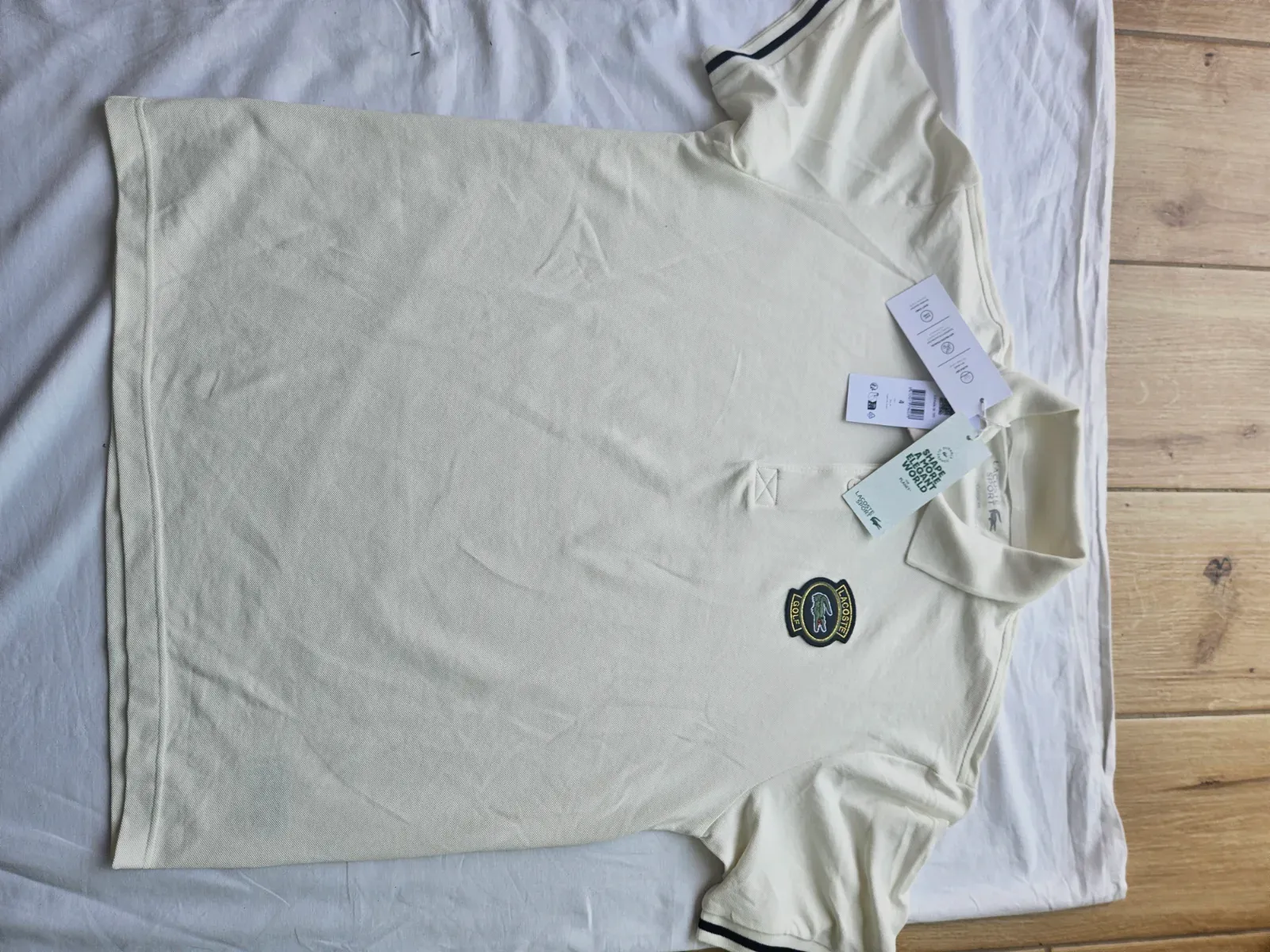 Polo lacoste – Lacoste – blanc cassé – taille M 3