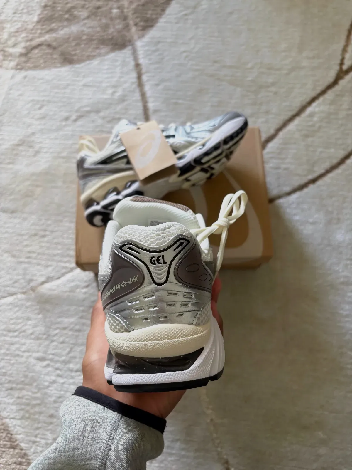 Asics (gel-Kayano 14 Cream/Black) Taille 42,5 – Asics – cream/black – taille EU 42 3