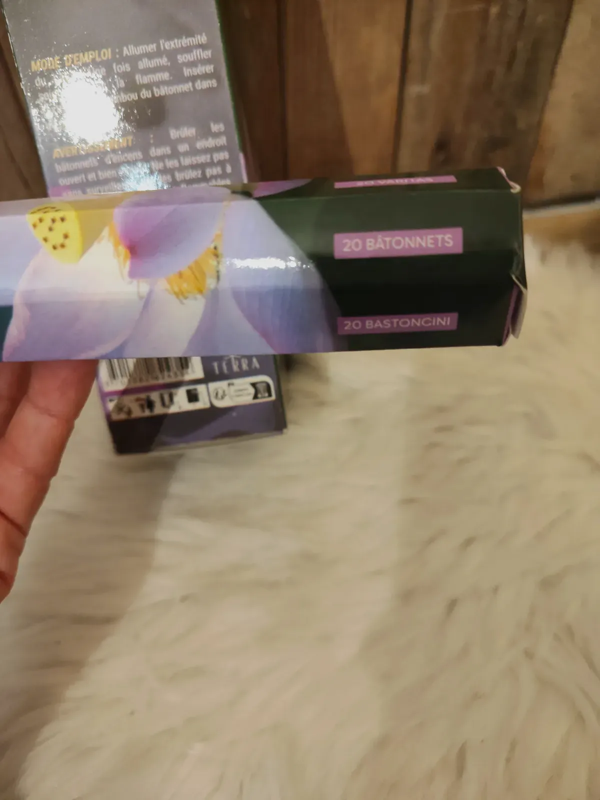 Bâtonnets d'encens Lotus Vitalité Terra – Terra 4