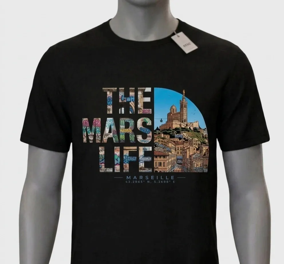 T-shirt marseille – Marseille – taille L 2