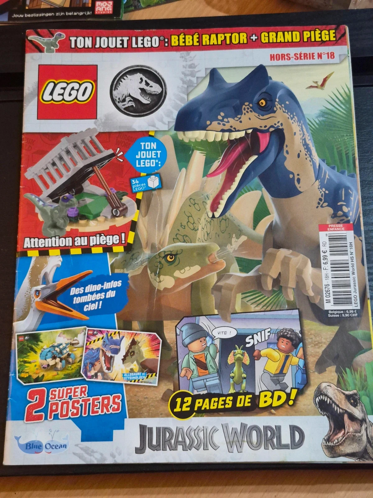 Magazine LEGO Jurassic World Hors-Série 18 + Poster (Sans jouet)