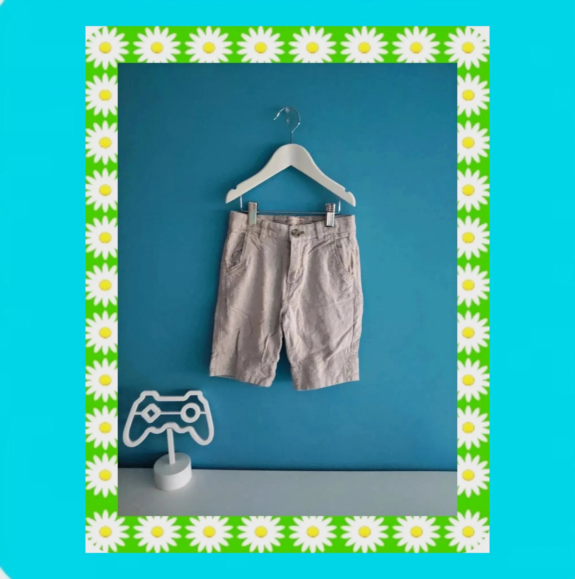 🩵 Pantalón Corto Niño Lino y Algodón 🩵 – Zara – taille 5 ans / 110 cm